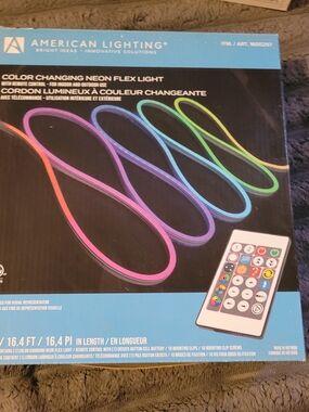 New Color-Changing Neon Flex Light - Multi-Color Electronics Lighting Outdoors